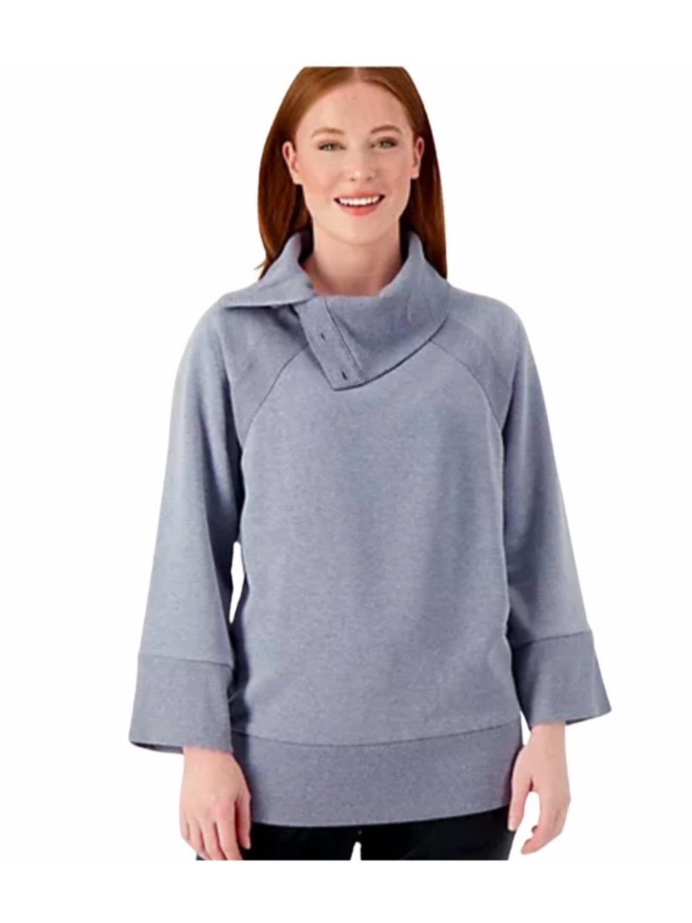 Isaac Mizrahi Soho Plushed Back Pullover
